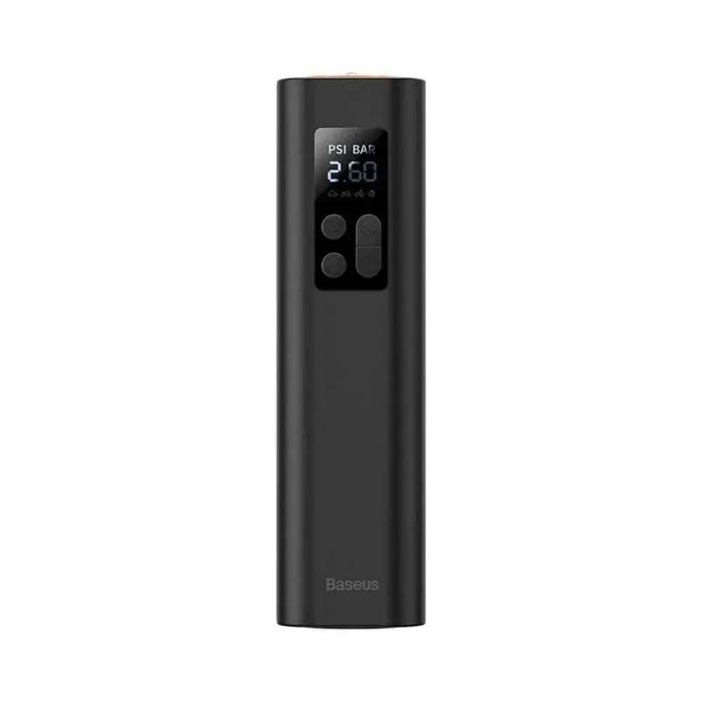 Mini Compresseur de Pneu pour Voiture Baseus Super Mini Inflator Pump avec Câble Allume-Cigare 3m CRCQ000001