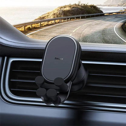 Support Smartphone pour Voiture Baseus BS-CM013 (Grille d'Aération) Noir