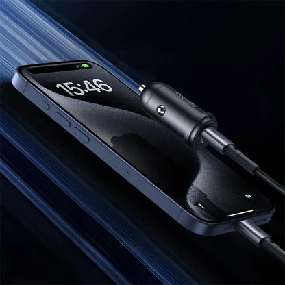 Chargeur Allume-Cigare Mcdodo CC-7493 30W Charge Rapide (avec Câble USB-C vers USB-C 1.2m) Noir