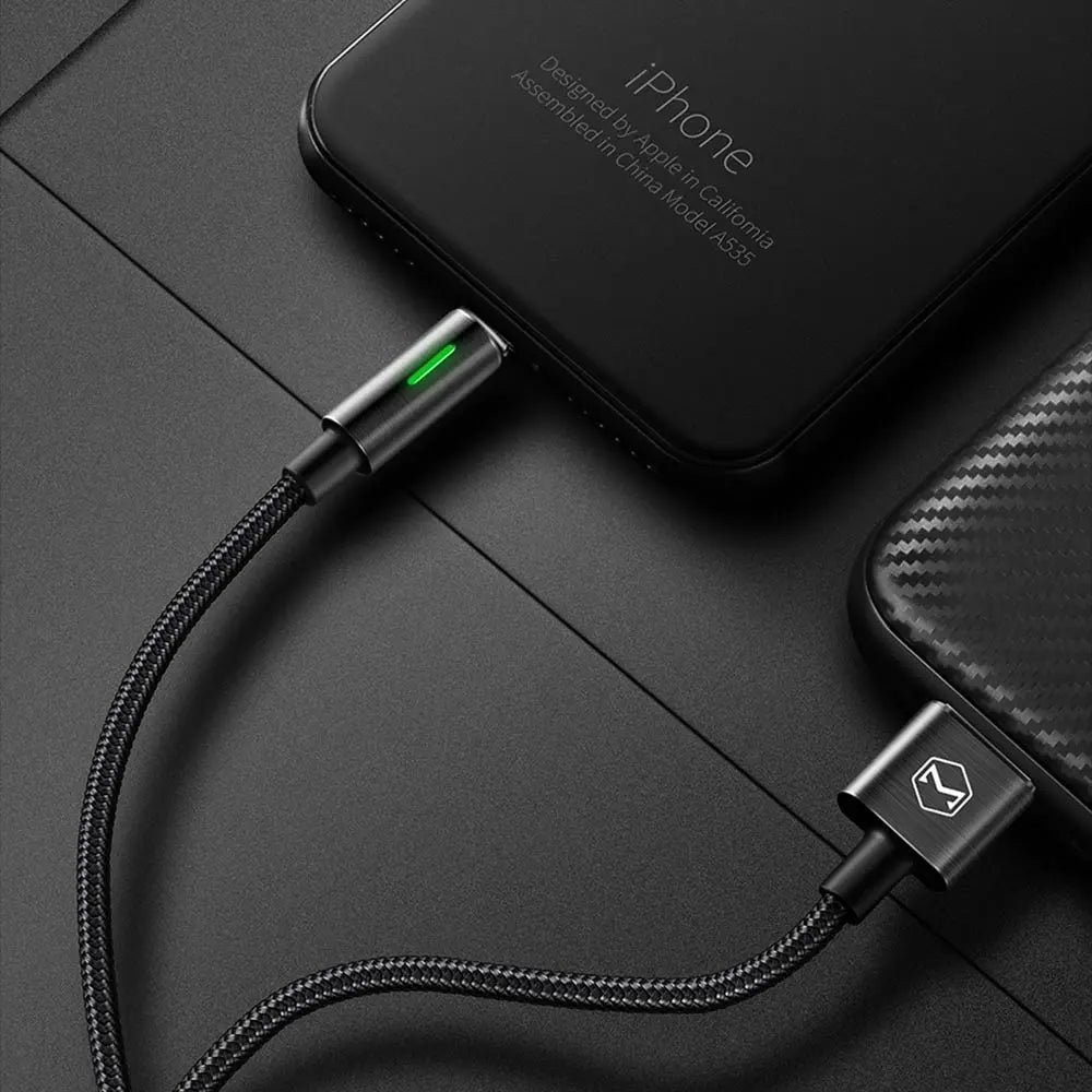 Câble Data USB vers Lightning Mcdodo CA-4600 (Mise Hors Tension Automatique et Indicateur LED) 1.2 m Noir