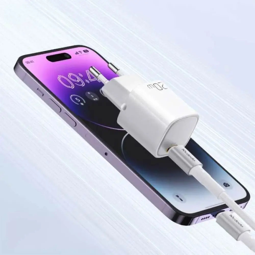 Chargeur Secteur USB-C Mcdodo CH-4020 Charge Rapide 20W Blanc