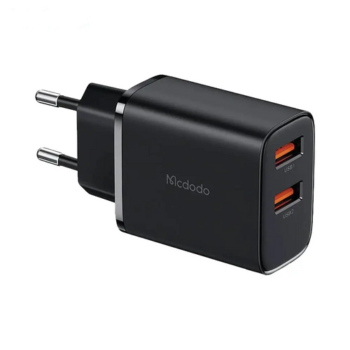 Chargeur Secteur Multi Mcdodo CH-5070 2x USB 12W Noir