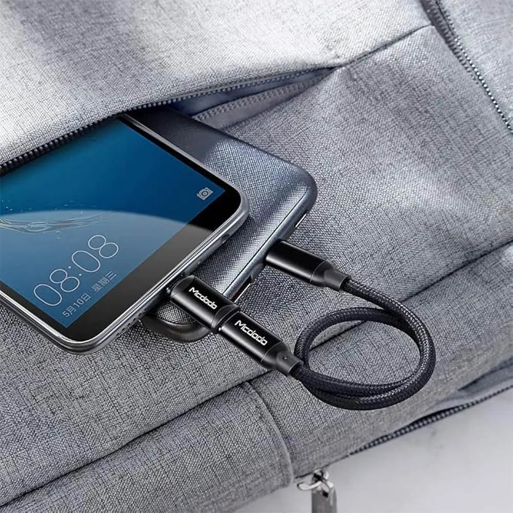 Adaptateur OTG Mcdodo OT-7690 USB-C Femelle vers MicroUSB Noir