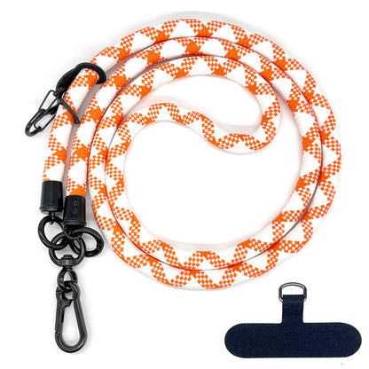 Cordon de téléphone en corde d’escalade 10 mm avec joint, bandoulière réglable pour téléphone portable et appareil photo, sangle anti-perte pour le cou
