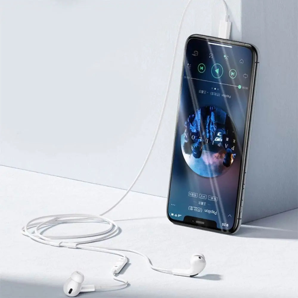 Écouteurs Filaires Lightning Usams US-SJ453 (Bluetooth) Blanc