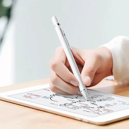 Stylet Usams US-ZB057 Fine-tip Active Capacitive Stylus Pen MicroUSB 140mAh Blanc