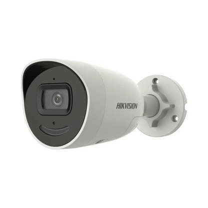 Caméra de Surveillance IA Hikvision DS-2CD2046G2-IU/SL (4mm) Mini Bullet 4MP DarkFighter & AcuSense Blanc