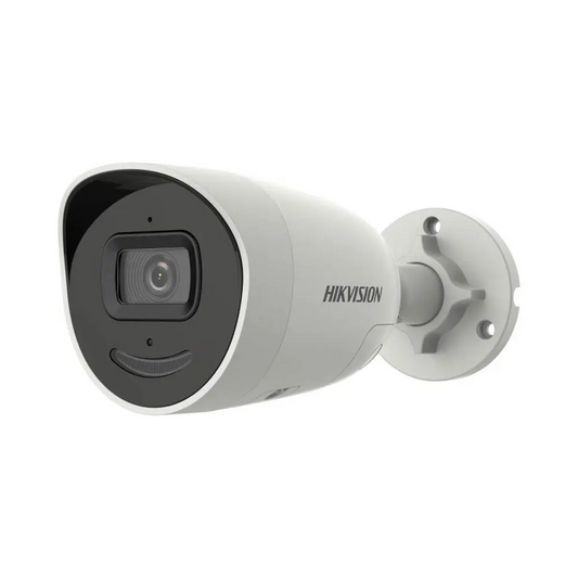 Caméra de Surveillance IA Hikvision DS-2CD2046G2-IU/SL (4mm) Mini Bullet 4MP DarkFighter & AcuSense Blanc