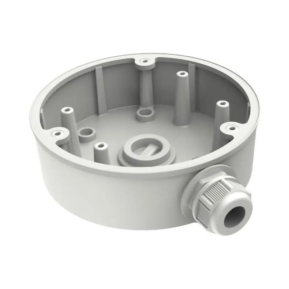 Boite de Jonction pour Caméra de Surveillance Hikvision Tourelle DS-1280ZJ-PT6 Blanc