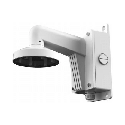 Support Mural pour Caméra de Surveillance Hikvision Dome DS-1273ZJ-140B avec Boite de Jonction Blanc