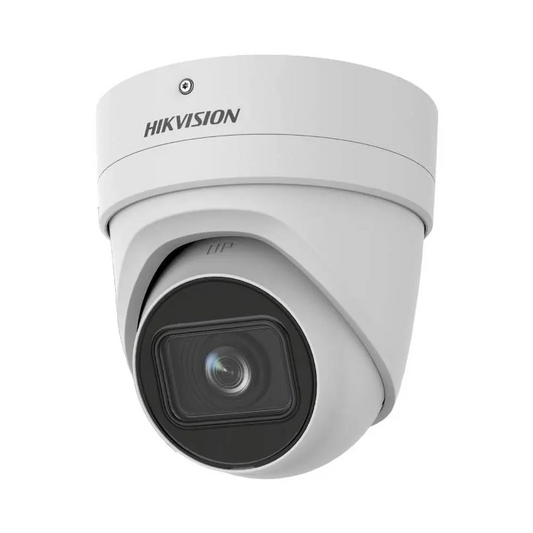 Caméra de Surveillance IA Hikvision DS-2CD2H86G2-IZS Turret 8MP DarkFighter & AcuSense Blanc