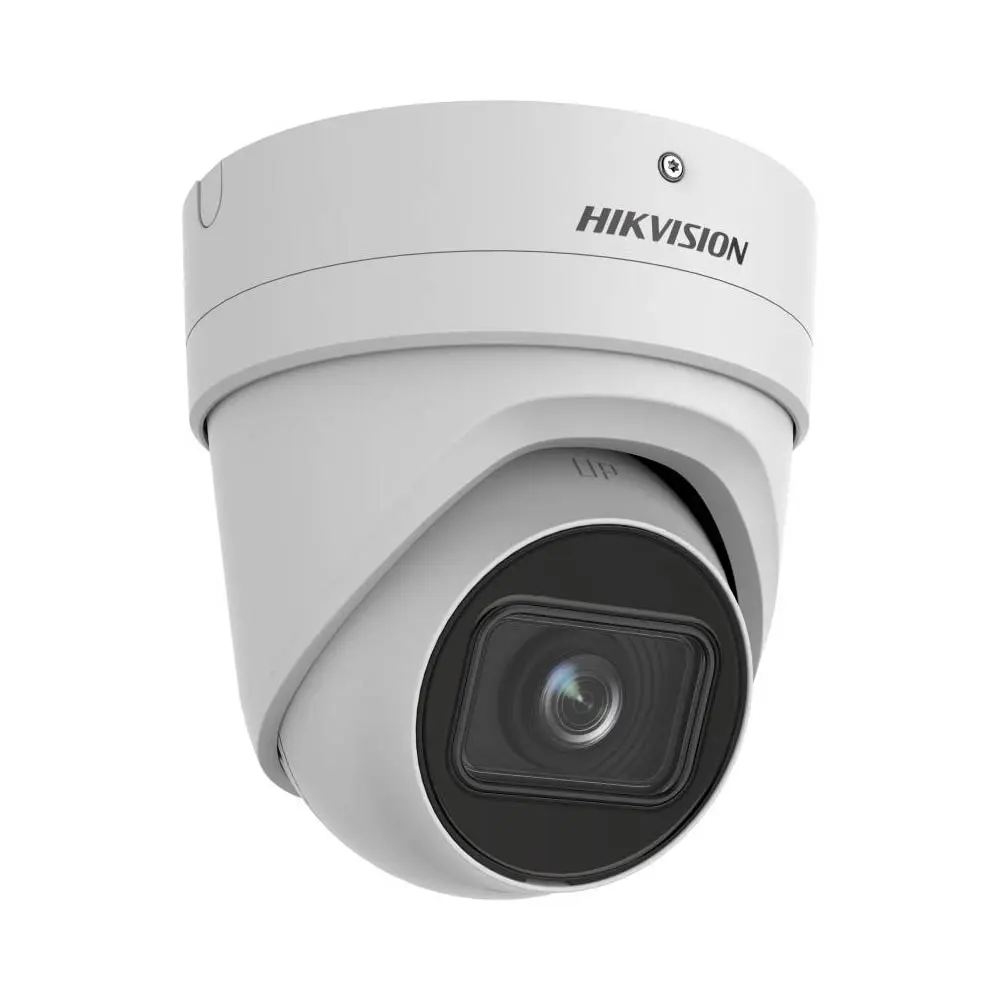 Caméra de Surveillance IA Hikvision DS-2CD2H46G2-IZS Turret 4MP DarkFighter & AcuSense Blanc