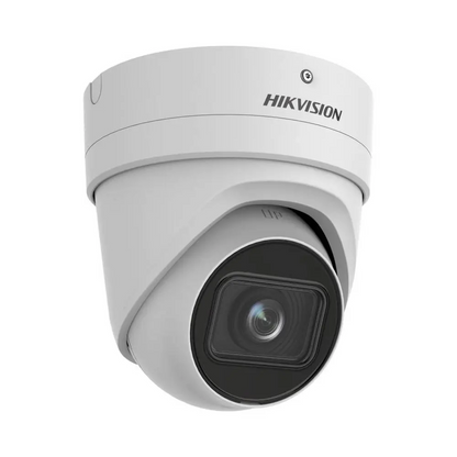 Caméra de Surveillance IA Hikvision DS-2CD2H46G2-IZS Turret 4MP DarkFighter & AcuSense Blanc