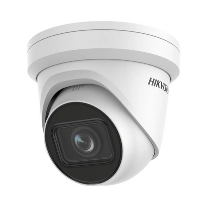 Caméra de Surveillance IA Hikvision DS-2CD2H23G2-IZS Turret 2MP IR & AcuSense Blanc