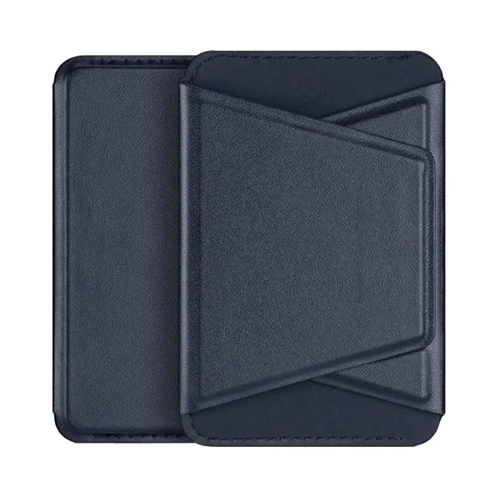 Support Smartphone Magnétique Dux Ducis Magnetic Wallet Stand iPhone 12, 13, 14 & 15 Series avec MagSafe Bleu Marine