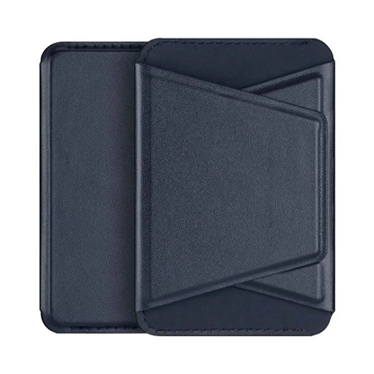 Support Smartphone Magnétique Dux Ducis Magnetic Wallet Stand iPhone 12, 13, 14 & 15 Series avec MagSafe Bleu Marine