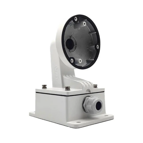 Support Mural pour Caméra de Surveillance Hikvision Dome DS-1272ZJ-120B avec Boite de Jonction Blanc