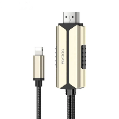 Adaptateur Lightning vers HDMI Yesido HM13 Gold