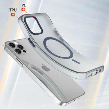 Coque de Protection MF-006 MagSafe PROTECT pour Apple iPhone 12 Pro Max Bleu Marine