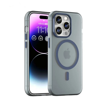 Coque de Protection MF-006 MagSafe PROTECT pour Apple iPhone 14 Pro Bleu Marine