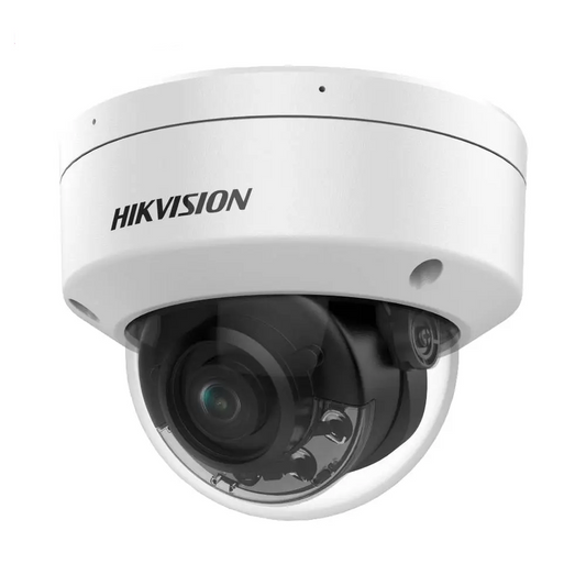 Caméra de Surveillance IA Hikvision DS-2CD2187G2H-LISU (4mm) Dome 8MP Smart Hybrid Light, ColorVu & AcuSense Blanc
