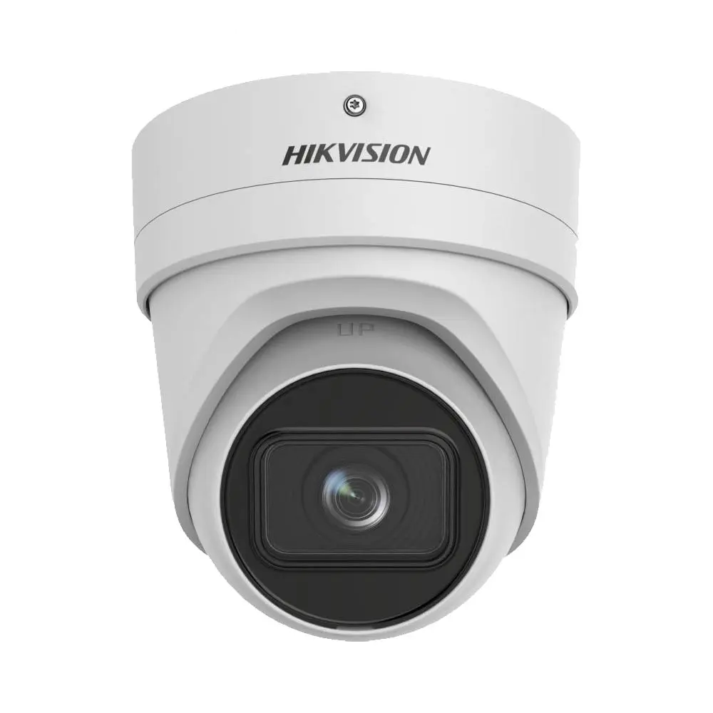 Caméra de Surveillance IA Hikvision DS-2CD2H86G2-IZS Turret 8MP DarkFighter & AcuSense Blanc