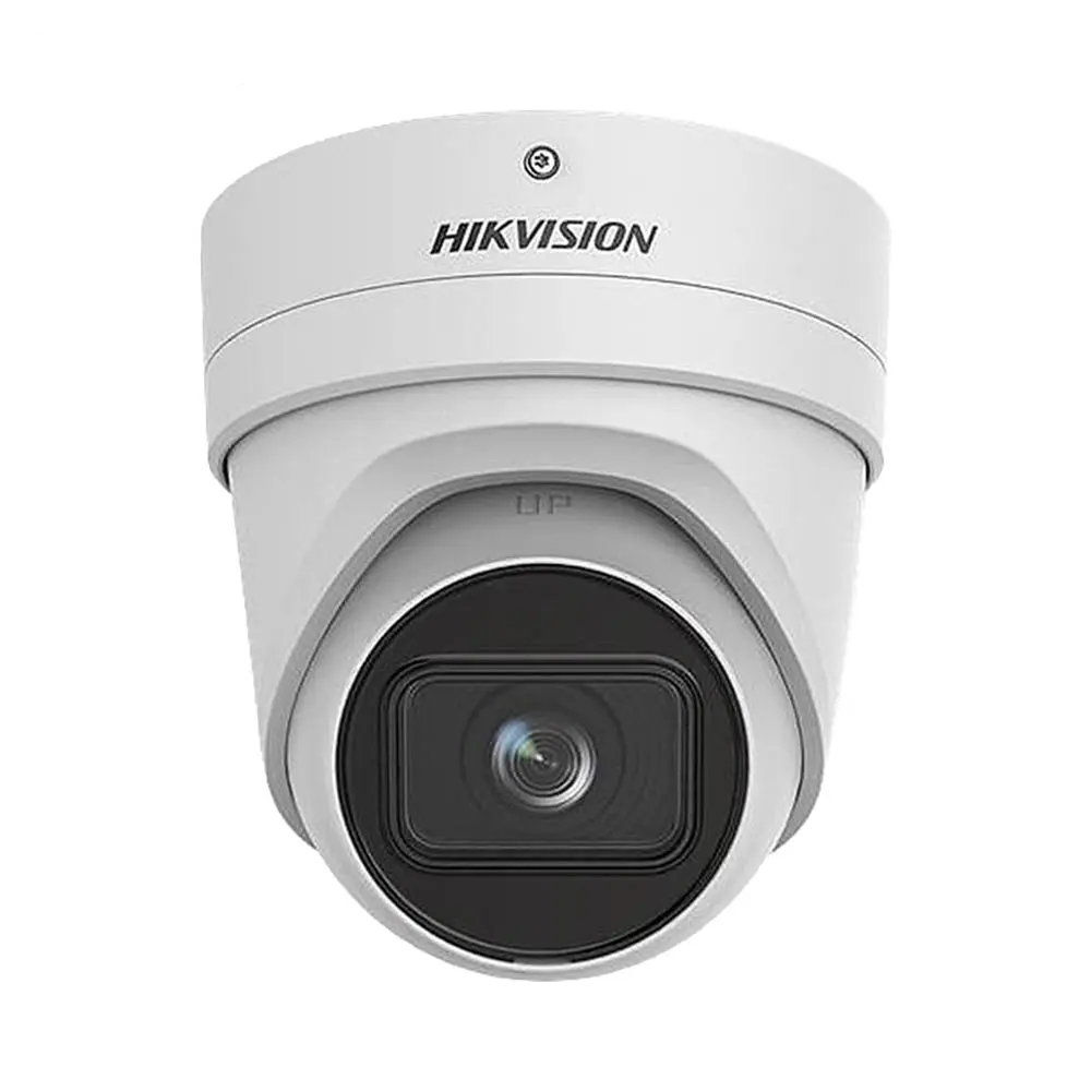 Caméra de Surveillance IA Hikvision DS-2CD2H46G2-IZS Turret 4MP DarkFighter & AcuSense Blanc