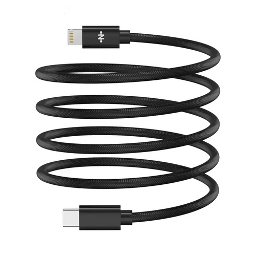 Câble Data USB-C vers Lightning CONNECT 27W MC-CLN11 Magnétique (1m) Noir