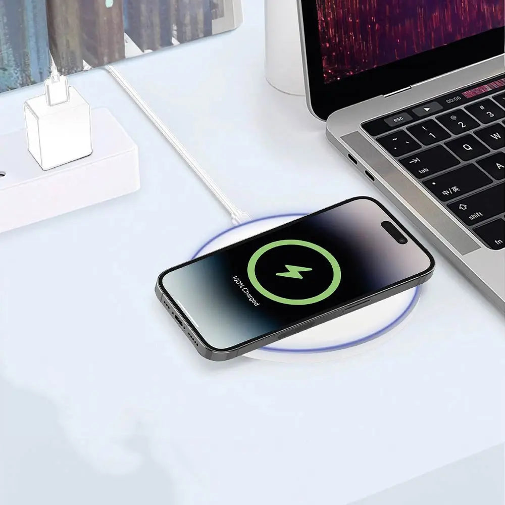 Chargeur à Induction CONNECT MC-CI20WB01 20W Blanc
