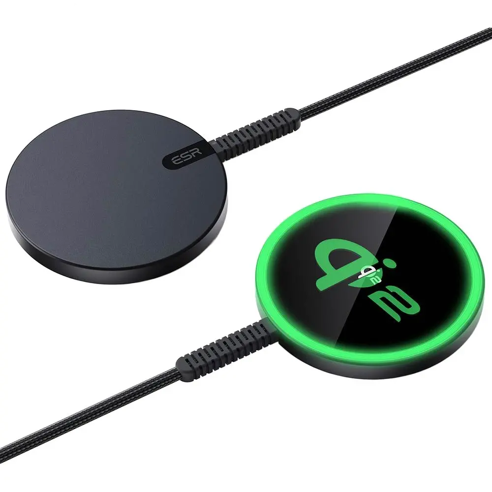 Chargeur Montre Connectée MagSafe ESR Qi2 mini 15W (HaloLock) Noir