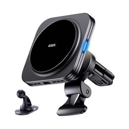 Support Smartphone Chargeur à Induction pour Voiture ESR Qi2 15W (HaloLock) Noir