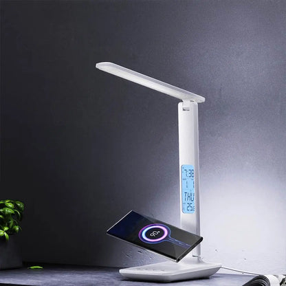 Lampe LED avec Charge sans Fil pour Smartphone Yesido DS20 Blanc