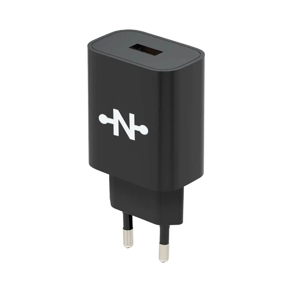 Chargeur Secteur USB CONNECT MC-CNA18W Charge Rapide 18W QC3.0 Noir