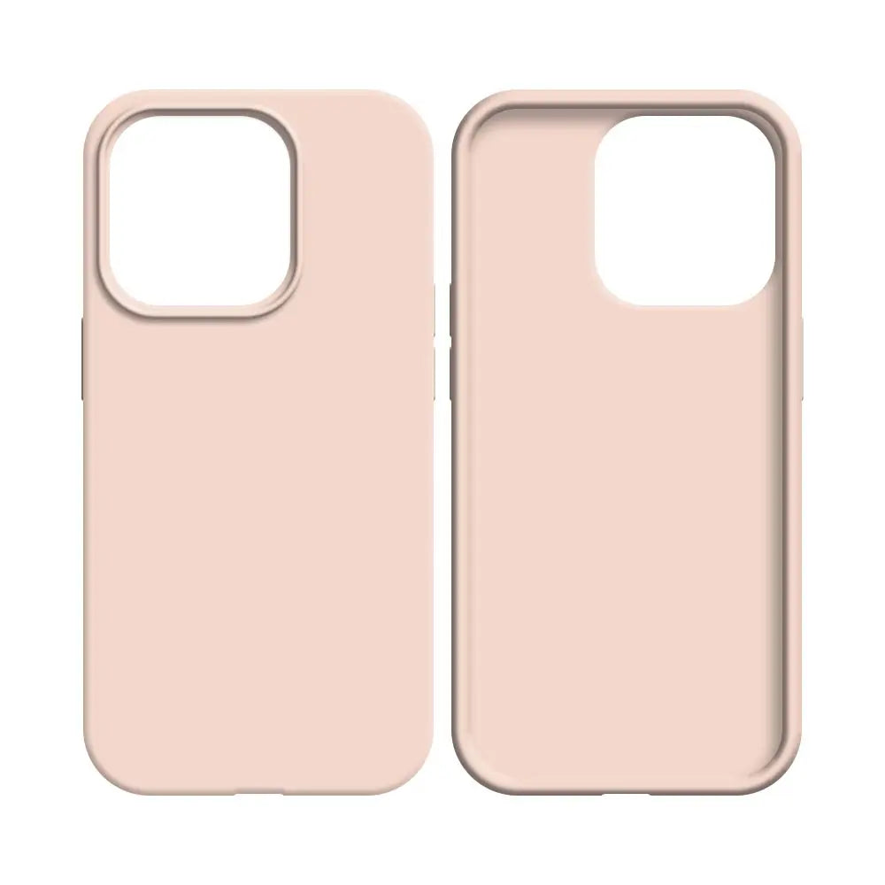 Coque Silicone Compatible pour Apple iPhone 14 Plus Rose Gold