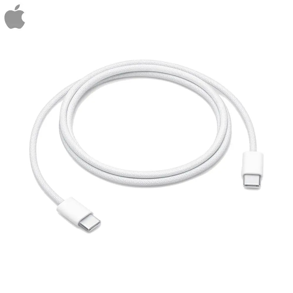 Câble Data USB-C vers USB-C Apple MQKJ3ZM/A 60W (1m) Blanc