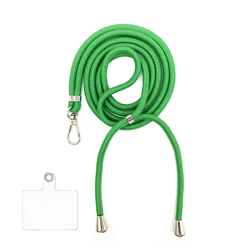 Cordon bandoulière en nylon 6 mm avec autocollants pour coque de téléphone