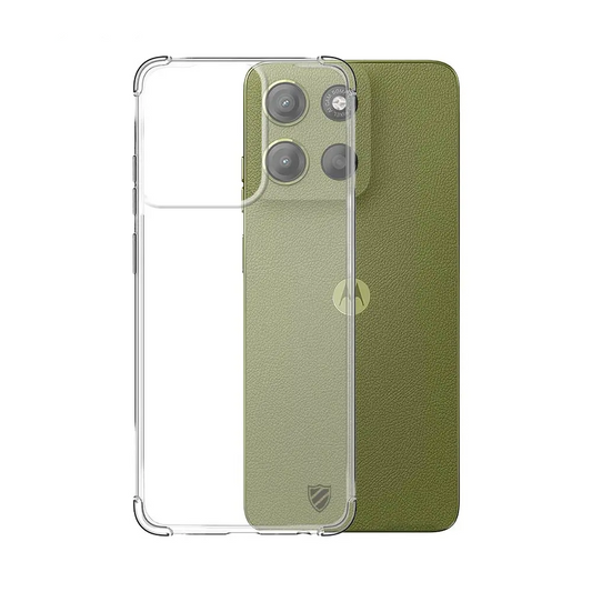 Coque Silicone Renforcée PROTECT pour Motorola Moto G15 & Moto G15 Power Transparent