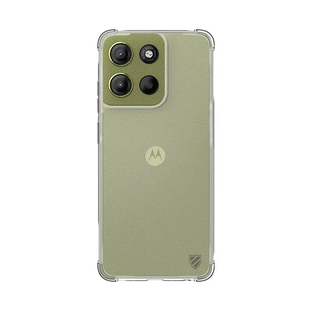 Coque Silicone Renforcée PROTECT pour Motorola Moto G15 & Moto G15 Power Transparent