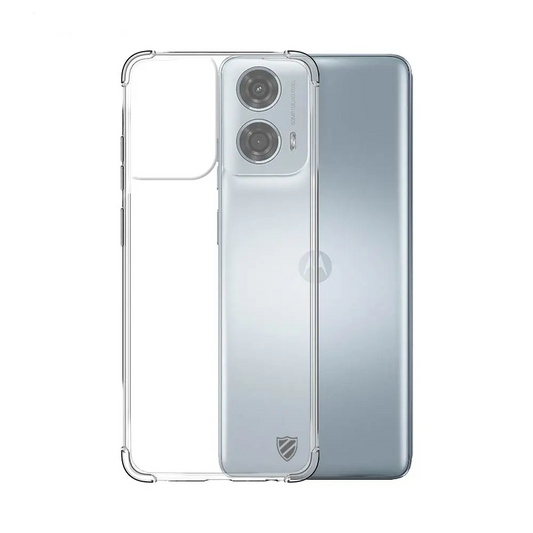 Coque Silicone Renforcée PROTECT pour Motorola Moto G04, Moto E14 & Moto G04s Transparent
