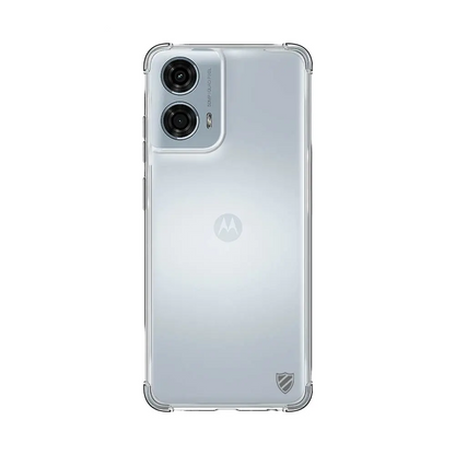 Coque Silicone Renforcée PROTECT pour Motorola Moto G04, Moto E14 & Moto G04s Transparent