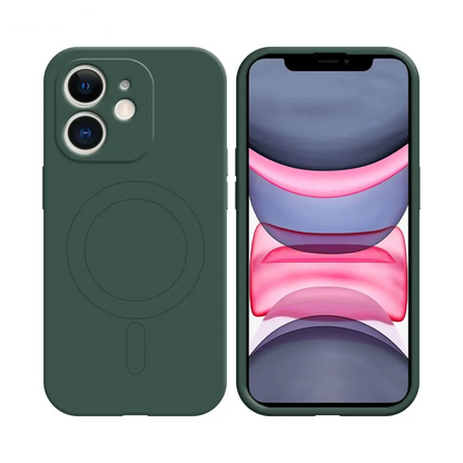 Coque de Protection IZ001 PROTECT pour Apple iPhone 11 MagSafe Vert Foncé