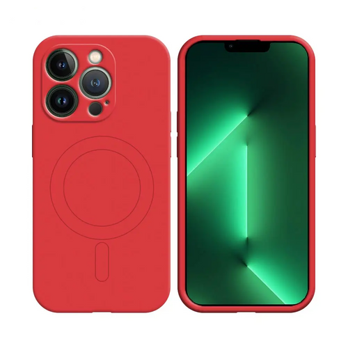 Coque de Protection IZ001 PROTECT pour Apple iPhone 13 Pro Max MagSafe Rouge