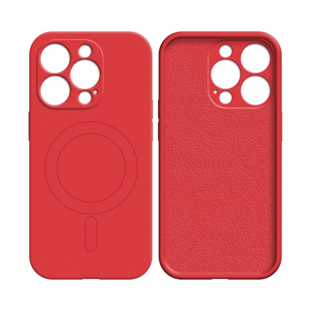 Coque de Protection IZ001 PROTECT pour Apple iPhone 13 Pro Max MagSafe Rouge
