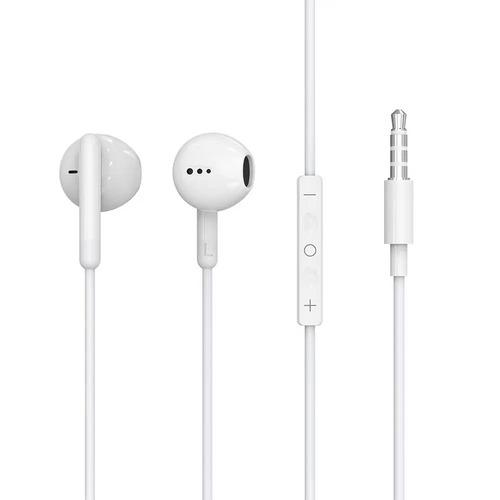 Écouteurs Filaires Jack 3.5mm CONNECT MC-EFBJ01 Blanc