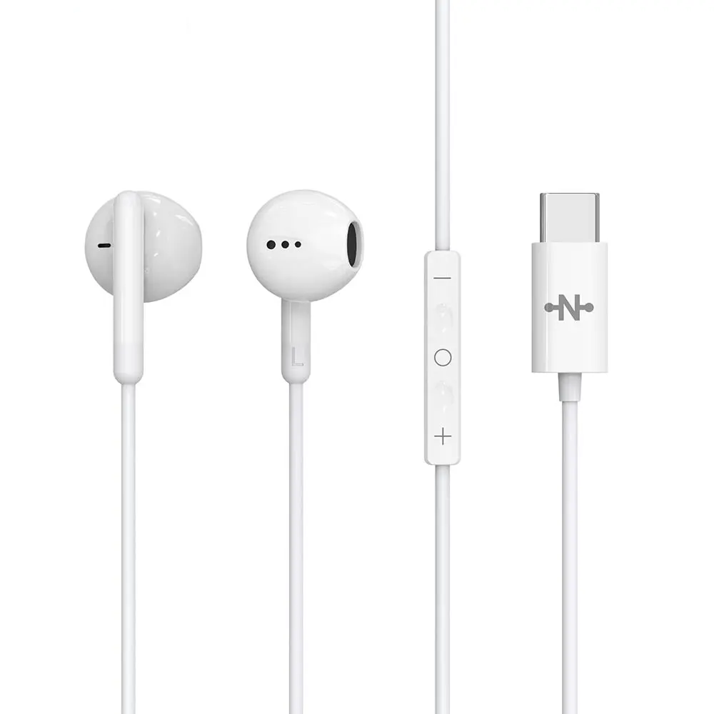 Écouteurs Filaires USB-C CONNECT MC-EFBC01 Blanc
