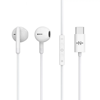 Écouteurs Filaires USB-C CONNECT MC-EFBC01 Blanc