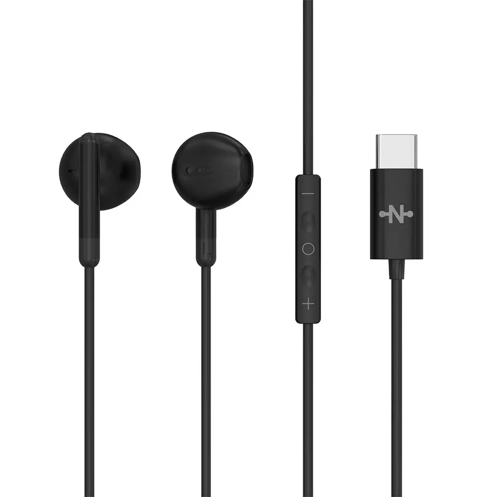 Écouteurs Filaires USB-C CONNECT MC-EFNC01 Noir
