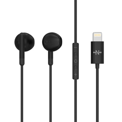 Écouteurs Filaires Lightning CONNECT MC-EFNL01 Bluetooth Noir