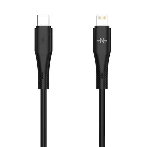 Câble Data USB-C vers Lightning CONNECT MC-CNL14 30W (1m) Noir