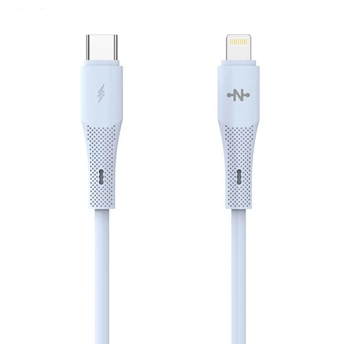 Câble Data USB-C vers Lightning CONNECT MC-CB2L14 30W (1m) Bleu